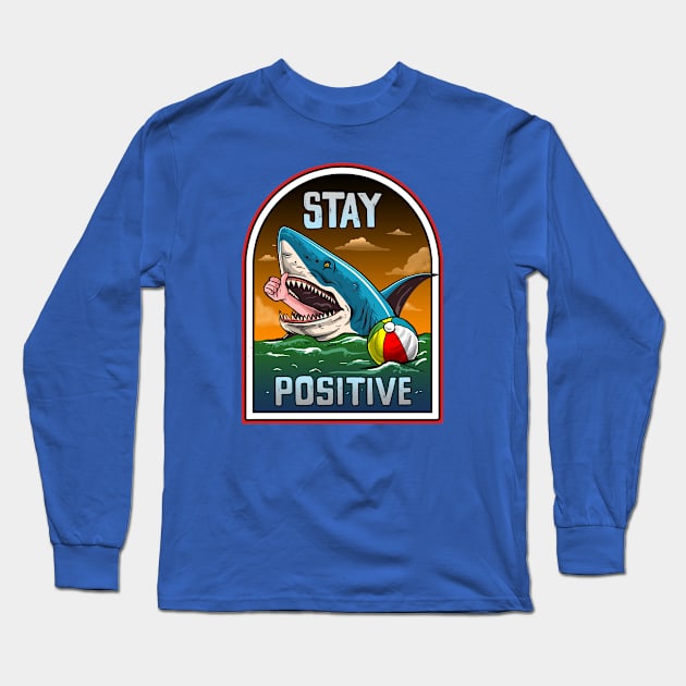 STAY POSITIVE Long Sleeve T-Shirt by AMOS_STUDIO